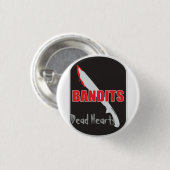 Der Bandit-Knopf - tote Herz-Romane Button (Vorne & Hinten)