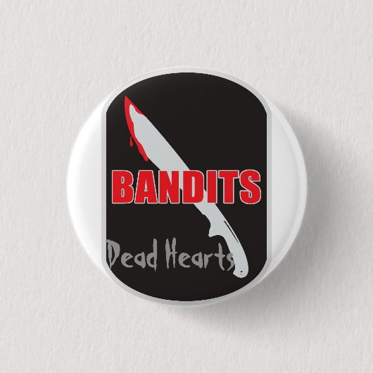 Der Bandit-Knopf - tote Herz-Romane Button (Vorderseite)
