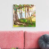 Der Banyan, FL. Leinwanddruck (Insitu (Wohnzimmer))