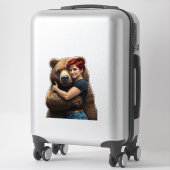 Der Bär Aufkleber (Koffer)