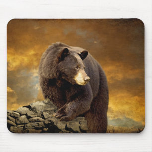 Der Bär ging über den Berg - Mousepad hinaus