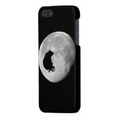 Der Bär im Mond iPhone Hülle (Rückseite links)