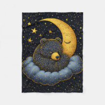 Der Bär ist in einer flauschigen Wolke versteckt