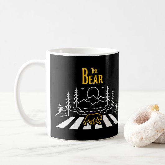 Der Bär Kaffeetasse (Mit Donut)