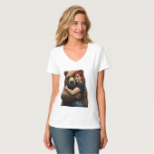 Der Bär T-Shirt (Vorderseite Vollansicht)