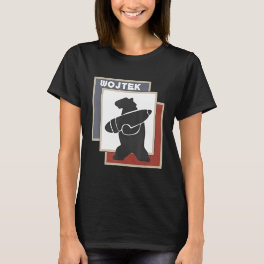 Der Bär Wojtek Polnischer Bär 2 T-Shirt (Vorderseite)