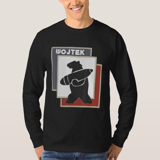 Der Bär Wojtek Polnischer Bär 2 T-Shirt (Vorderseite)