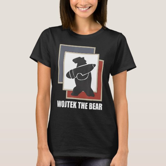 Der Bär Wojtek Polnischer Bär T-Shirt (Vorderseite)
