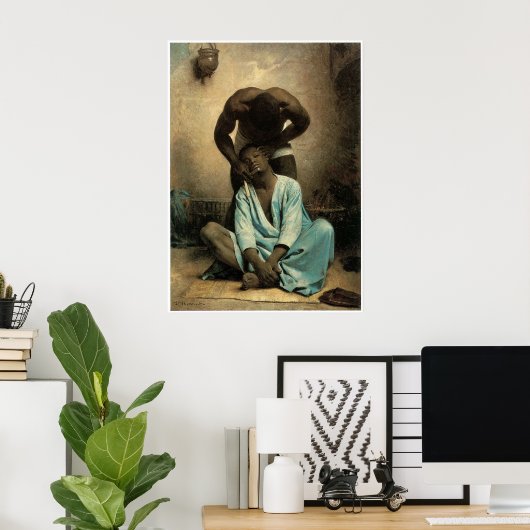 Der Barber von Suez, 1876 Poster (Heimbüro)