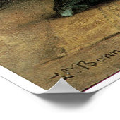 Der Barber von Suez, 1876 Poster (Ecke)