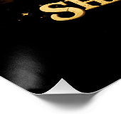 Der Barde bei Kerzenlicht Poster (Ecke)