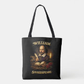 Der Barde bei Kerzenlicht Tasche (Rückseite)