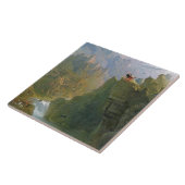 Der Barde, c.1817 (Öl auf Leinwand) Fliese (Seite)