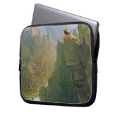 Der Barde, c.1817 (Öl auf Leinwand) Laptopschutzhülle (Vorderseite Links)