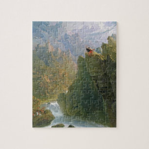 Der Barde, c.1817 (Öl auf Leinwand) Puzzle