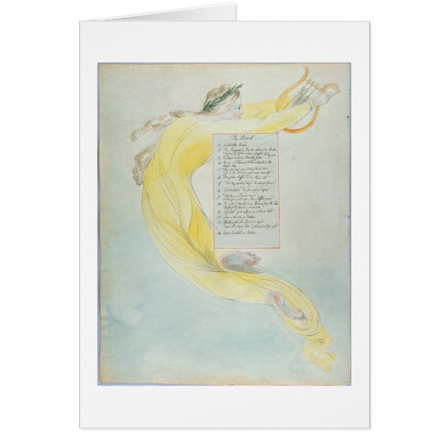 "Der Barde", entwerfen 52 "von den Gedichten von (Vorne)