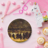 Der Bärentanz, 1870 von William Holbrook Beard Pappteller (Party)