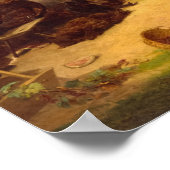 Der Bärentanz, 1870 von William Holbrook Beard Poster (Ecke)