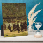 Der Bärentanz Gemälde - William Holbrook Beard Fotoplatte (Seite)