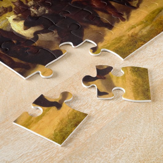 Der Bärentanz von William Holbrook Beard Puzzle (Seite)