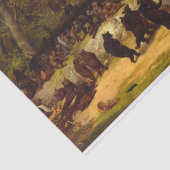 Der Bärentanz von William Holbrook Beard Seidenpapier (Ausschnitt)