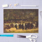 Der Bärentanz von William Holbrook Beard Seidenpapier (Handwerk)