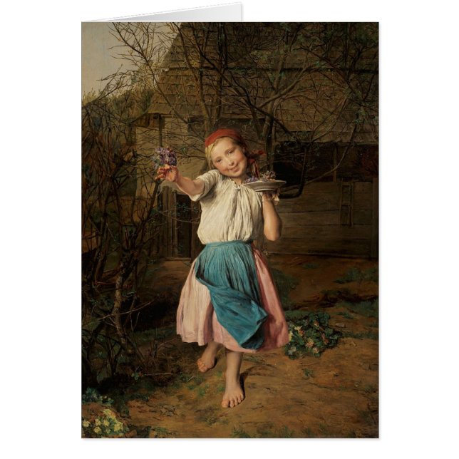 Der barfüßig violette Verkäufer (Vorne)