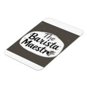 Der Barista Maestro Magnet (Linke Seite)