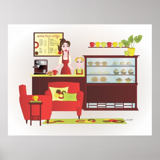 Der Barista Poster (Vorne)