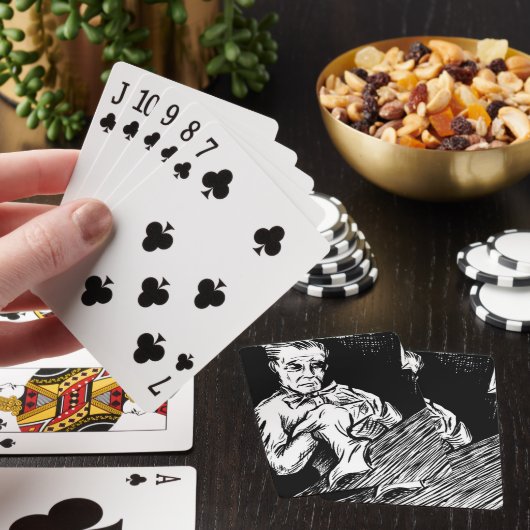 "Der Barkeeper " Jeffrey Scott Holland Spielkarten (In Situ)