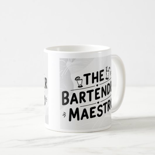 Der Barkeeper Maestro Kaffeetasse (VorderseiteRechts)