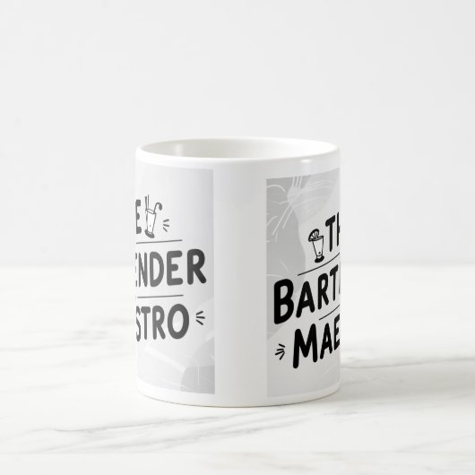 Der Barkeeper Maestro Kaffeetasse (Mittel)