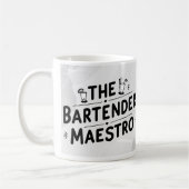 Der Barkeeper Maestro Kaffeetasse (Links)
