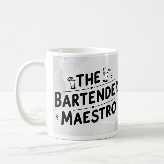 Der Barkeeper Maestro Kaffeetasse (Links)