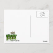Der Barkeeper St. Patrick's Day Postkarte (Rückseite)