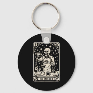 Der Barkeeper Tarot Card Halloween Mixologe Barm Schlüsselanhänger