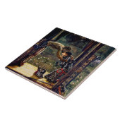 Der barmherzige Ritter von Edward Burne-Jones Fliese (Seite)