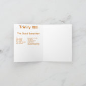 Der barmherzige Samariter - Begleiter Karte (Innenseite)