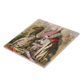 Der barmherzige Samariter, von einer Bibel Fliese (Seite)