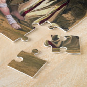 Der barmherzige Samariter, von einer Bibel Puzzle (Seite)