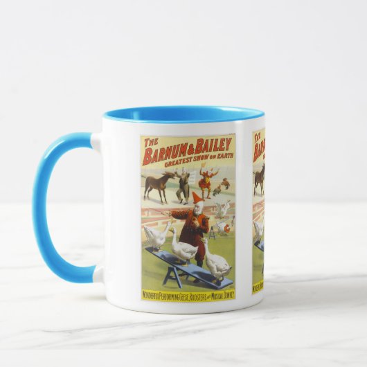Der Barnum u. Bailey-Zirkus Tasse (Links)