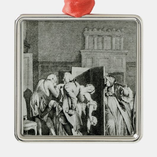 Der Baron… begrüßtes Candide Silbernes Ornament (Vorne)