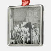 Der Baron… begrüßtes Candide Silbernes Ornament (Links)