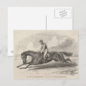 Der Baron, der Gewinner der Großen St. Leger Postkarte (Vorne/Hinten)