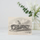Der Baron, der Gewinner der Großen St. Leger Postkarte (Stehend Vorderseite)