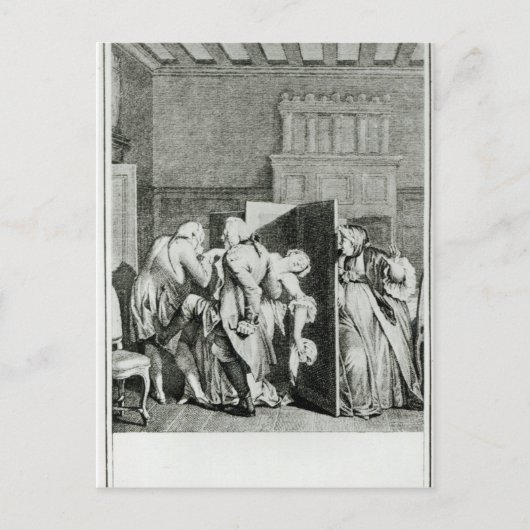 Der Baron...gesalzener Candide Postkarte (Vorderseite)