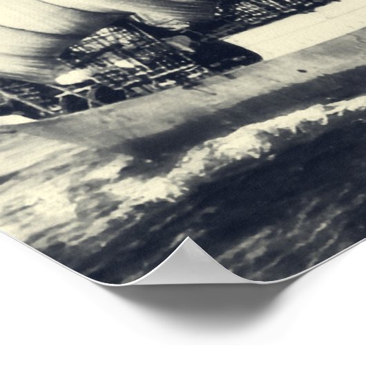 Der Barque Pamir Poster (Ecke)