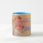 Der Barrel Racer (gelber orangefarbener Swirl) Tasse (Zentrum)