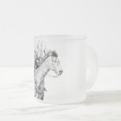 Der Barrel Racer Mattglastasse (VorderseiteRechts)