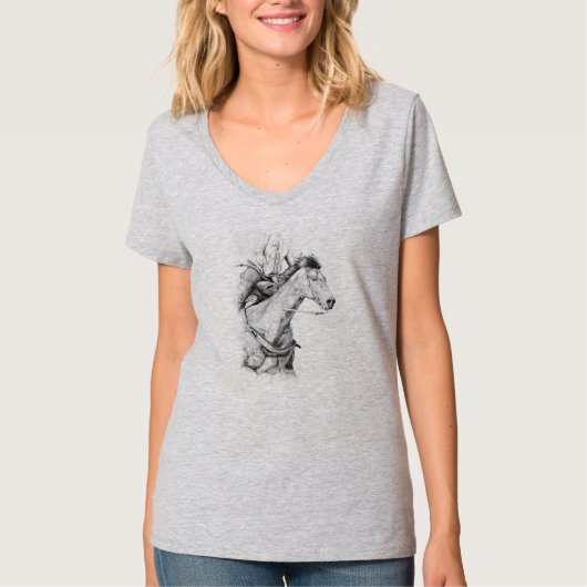 Der Barrel Racer T-Shirt (Vorderseite)